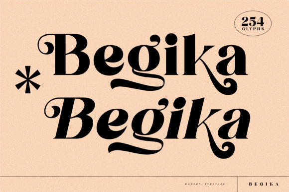 Begika Font - Preview 1