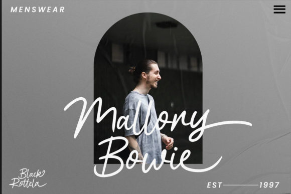 Black Rotela Script Font - Preview 2