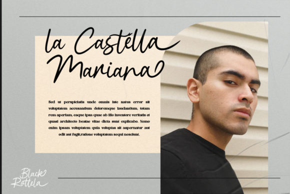 Black Rotela Script Font - Preview 4