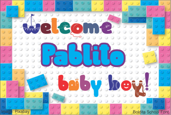 Boldita School Font - Preview 2