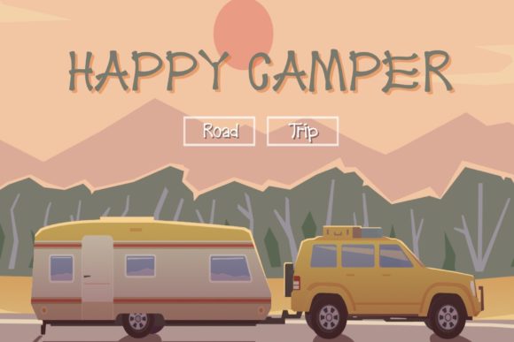 Camping is Life Font PNG with transparent background - Preview 3