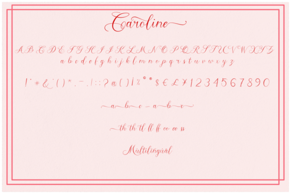 Caroline Font - Preview 5