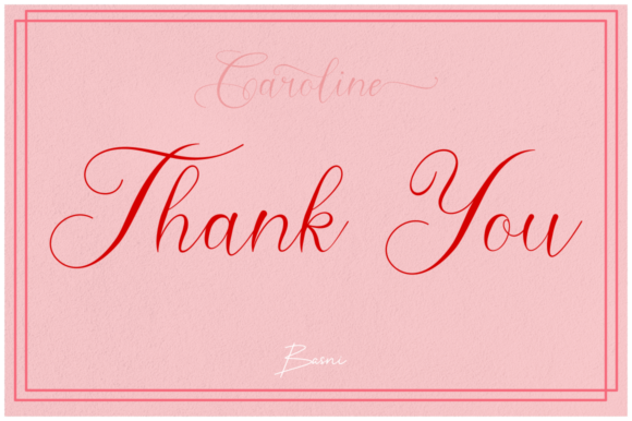 Caroline Font - Preview 6