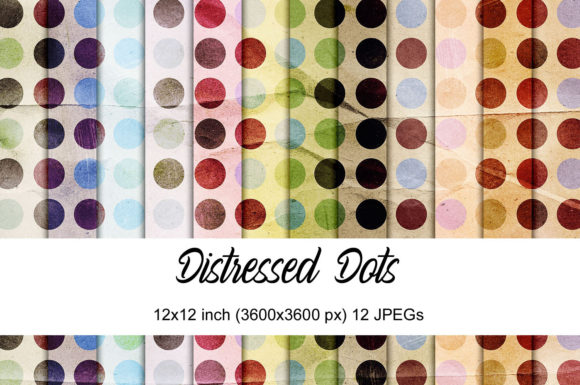 Distressed Dots Digital Papers Afbeelding Papieren Patronen Door Andrea Kostelic