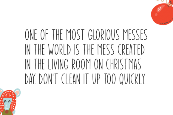 Enjoy Christmas Font - Preview 1