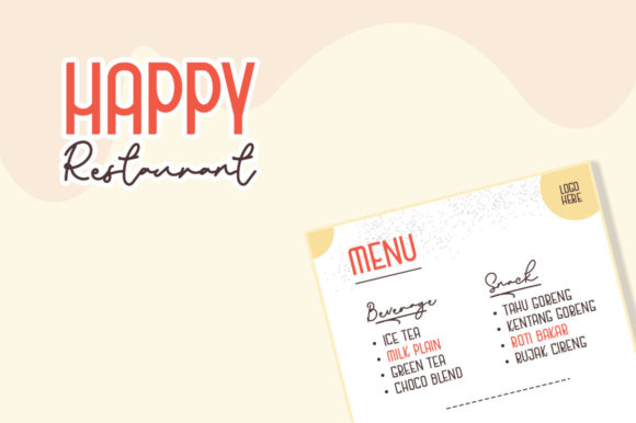 Holiday Vacation Font - Preview 2