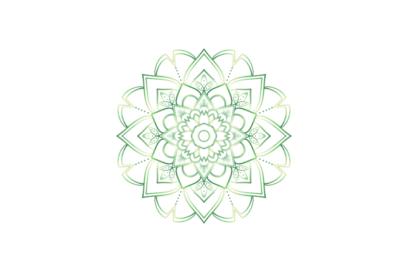 Mandala Gradient Graphic Illustrations By cloudthestudio12