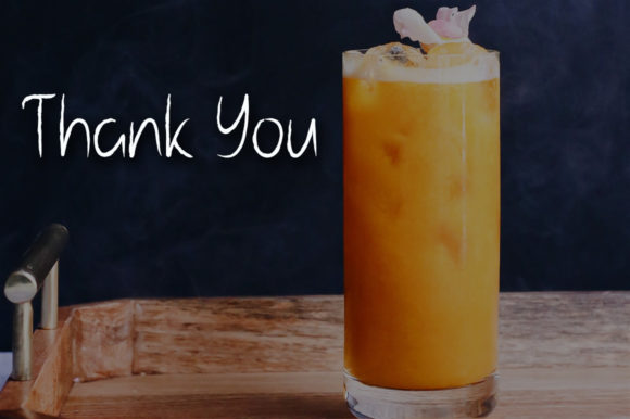 Mango Water Font PNG with transparent background - Preview 3