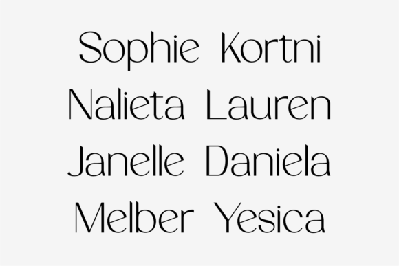 Nalieta Font PNG with transparent background - Preview 2