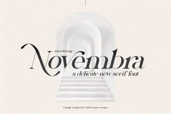 Novembra font