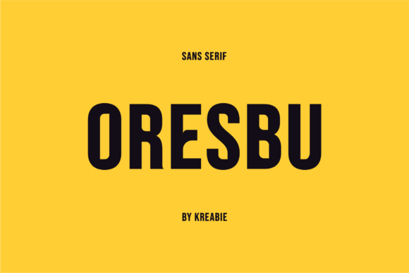 Oresbu Font PNG with transparent background - Preview 2