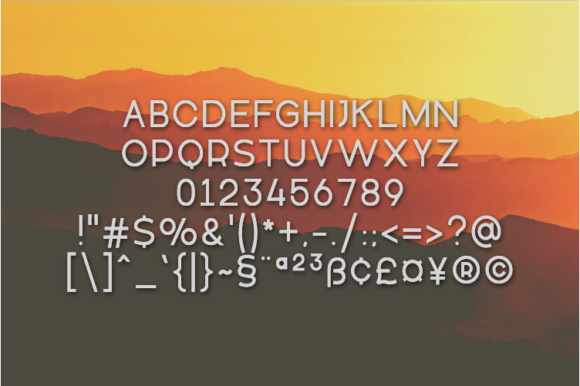 Protrake Font PNG with transparent background - Preview 1
