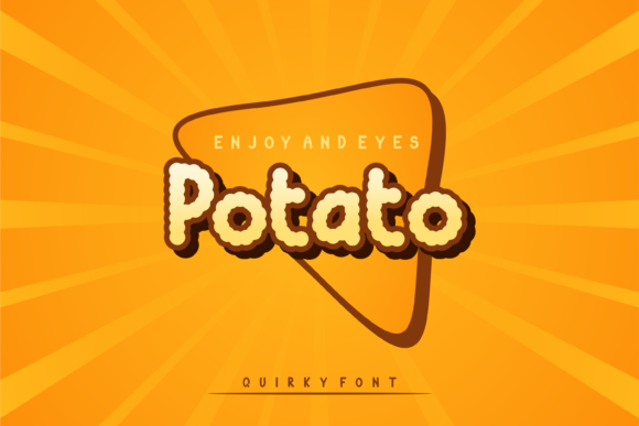 Round Chips Font PNG with transparent background - Preview 1