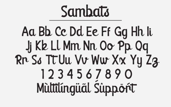 Sambats Font PNG with transparent background - Preview 6
