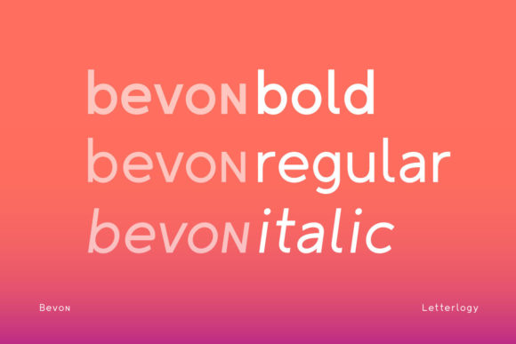 Bevon Font - Preview 2