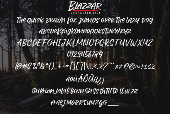 Blazzar Font - Preview 5