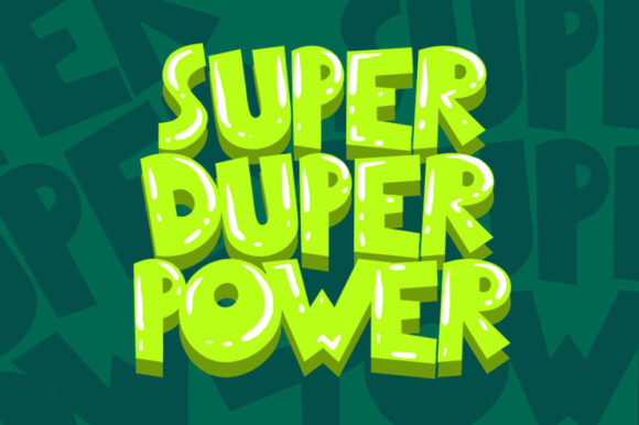 Chunky Grumpy Font - Preview 1