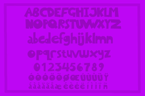 Chunky Grumpy Font - Preview 4