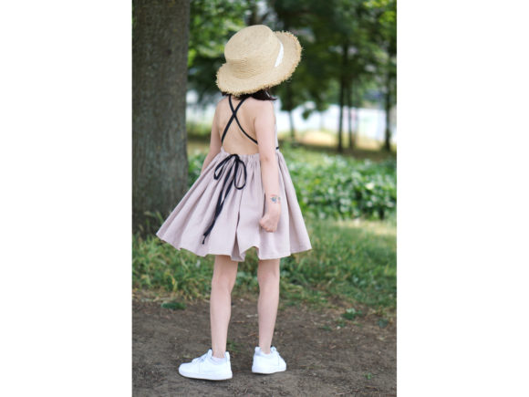 Crisscross Back Dress Pattern 2-10Y