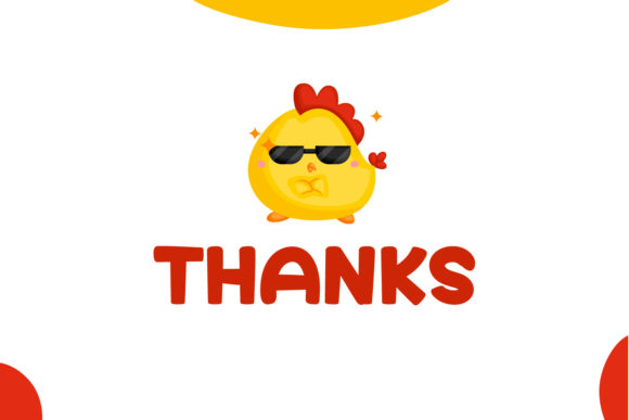 Cute Chicken Font - Preview 5