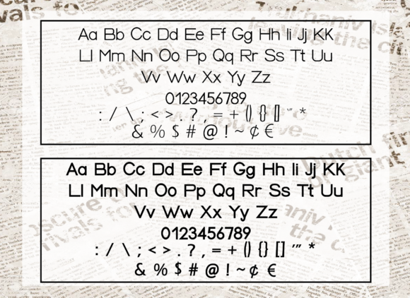 El Square Font - Preview 1