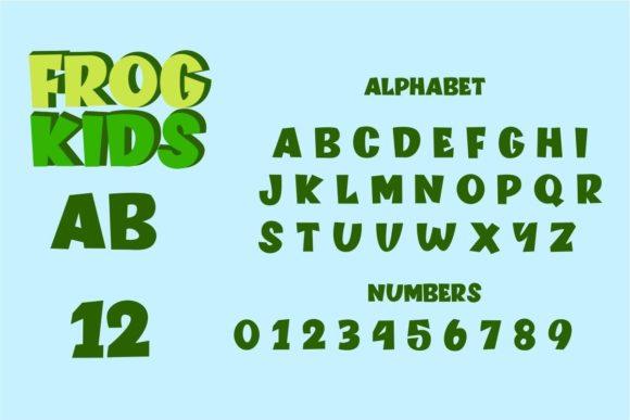 Frog Kids Font - Preview 3