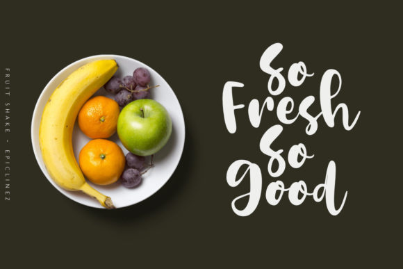 Fruit Shake Font - Preview 3