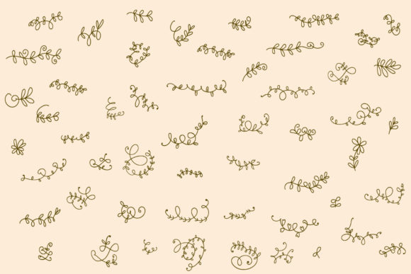 Handrawn Ornaments Font - Preview 1