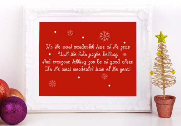 Jolly Season Font PNG with transparent background - Preview 1