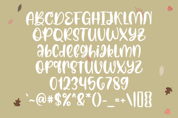 Little King Owl Font PNG with transparent background - Preview 3