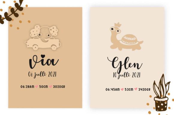 Livia Boho Font PNG with transparent background - Preview 1