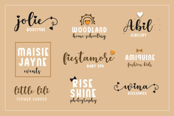 Livia Boho Font PNG with transparent background - Preview 2