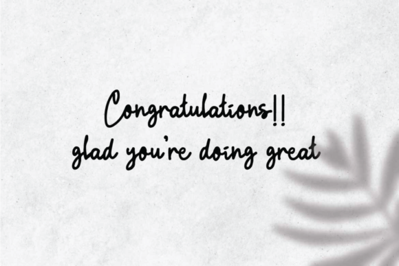 Marielle Signature Font PNG with transparent background - Preview 4