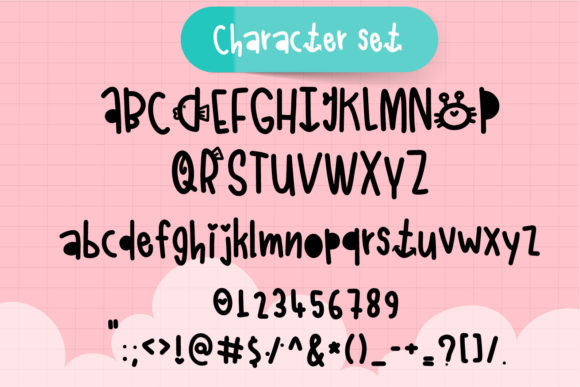 Mermaid Enjoy Font PNG with transparent background - Preview 4