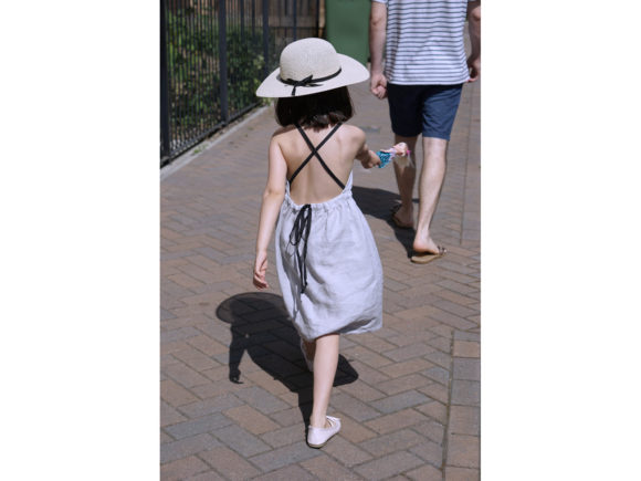 Open Back Dress 2-10 Years Pattern