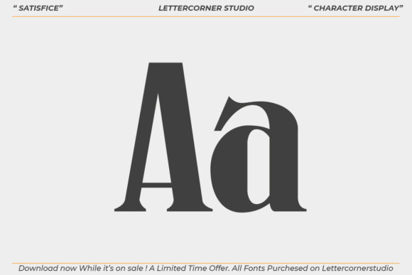 Satisfice Font PNG with transparent background - Preview 2