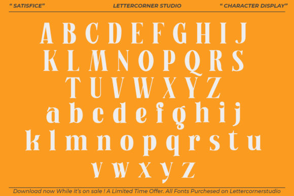 Satisfice Font PNG with transparent background - Preview 6