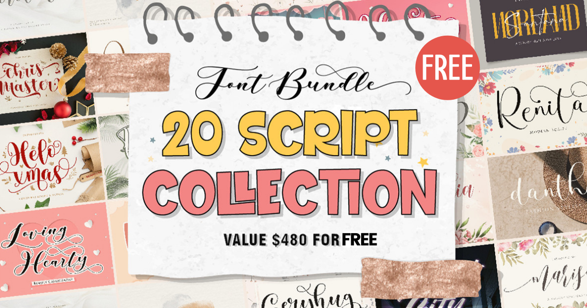 Script Fonts Bundle Bundle · Creative Fabrica