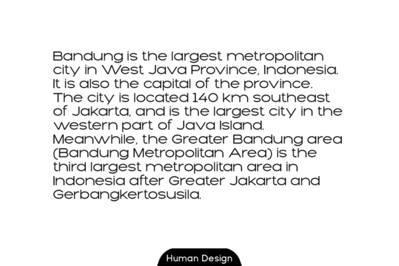 Bandung Font - Preview 1