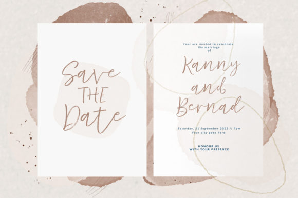 Belpast Script Font PNG with transparent background - Preview 4