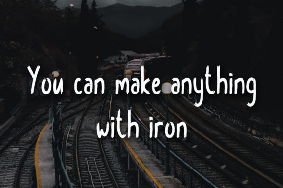 Black Iron Font - Preview 2