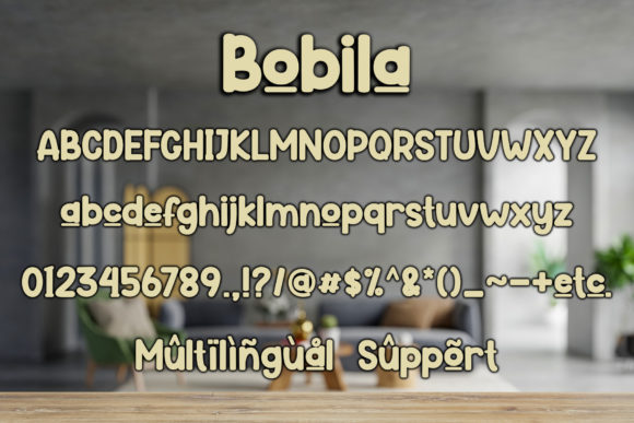 Bobila Font - Preview 5