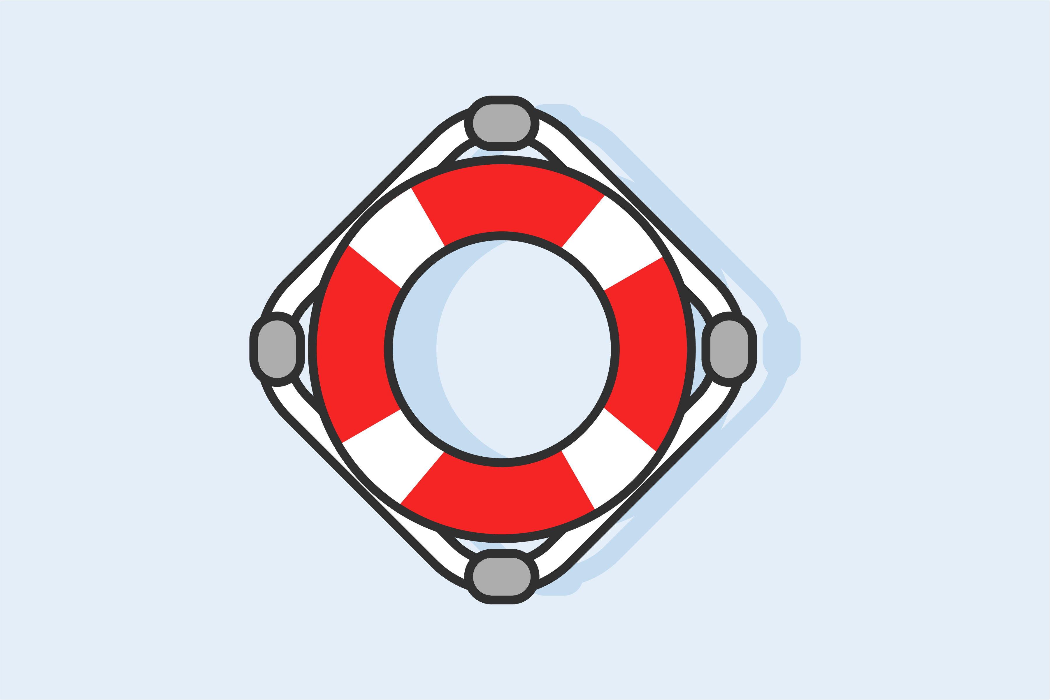 Flat Icon - Marine Swimming Float Graphic by hi.jumpingball · Creative ...