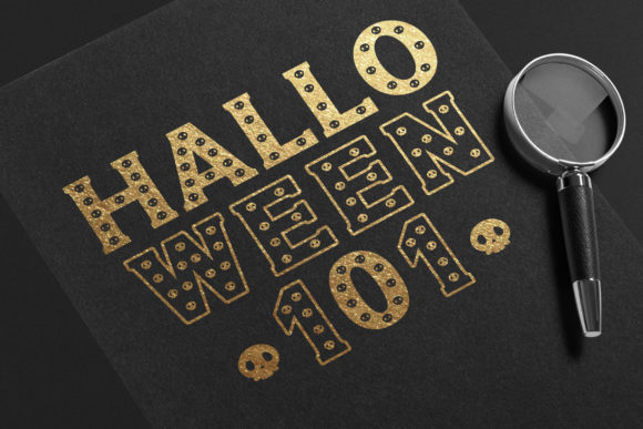 Halloween Skull Font - Preview 1