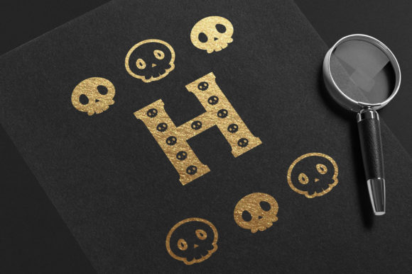 Halloween Skull Font - Preview 2