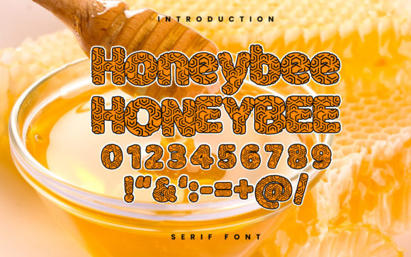 Honeybee Font - Preview 2