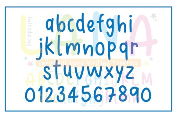 Lana Font PNG with transparent background - Preview 2
