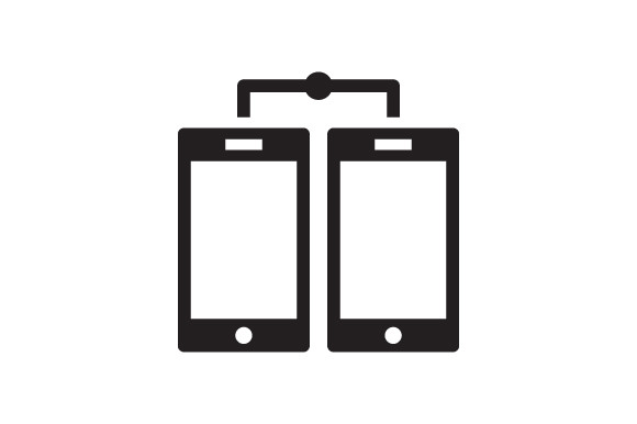 Mobile Communication Connect Icon Graphic by anwar016bd · Creative Fabrica