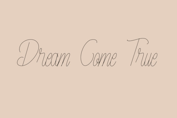 Princess Line Font PNG with transparent background - Preview 1