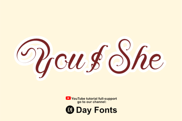 Require Cheribelle Font PNG with transparent background - Preview 3